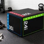 BalanceFrom 16 20 24 inch foam plyo box in a garage gym