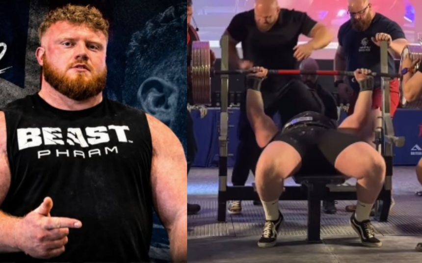 Max Searby Achieves Heaviest Raw Bench Press In British History