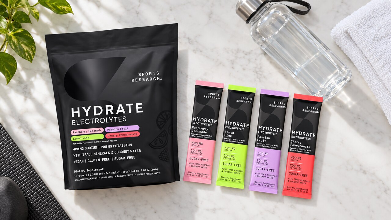 Sports Research Hydrate pouch and four variety packets