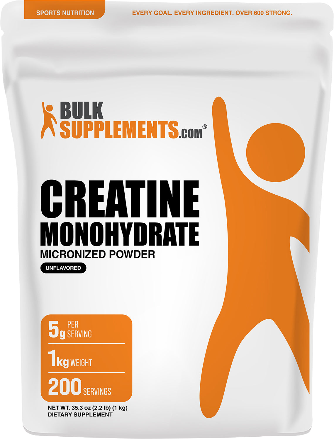 BulkSupplements Creatine Monohydrate 1kg
