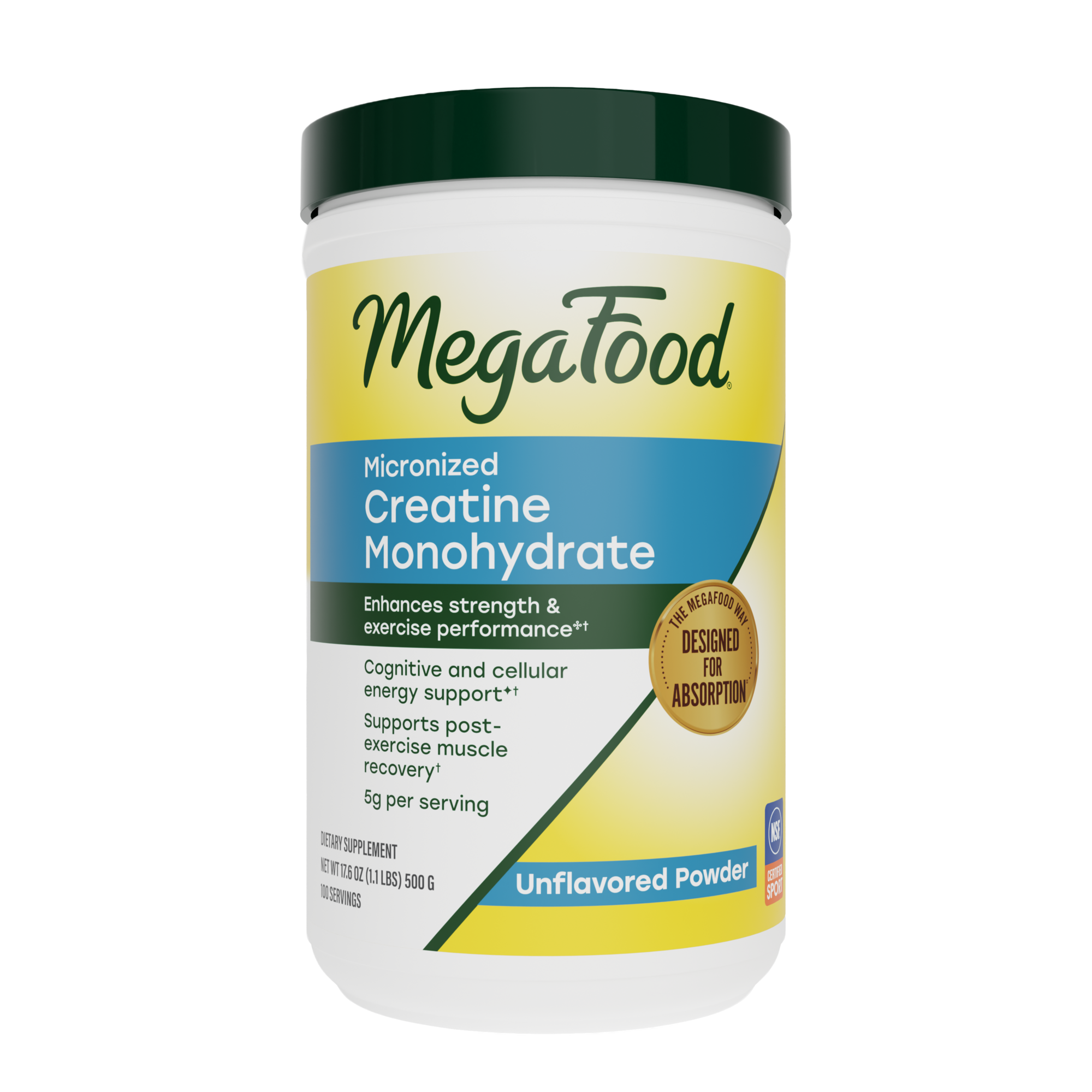 MegaFood Micronized Creatine Monohydrate 500g