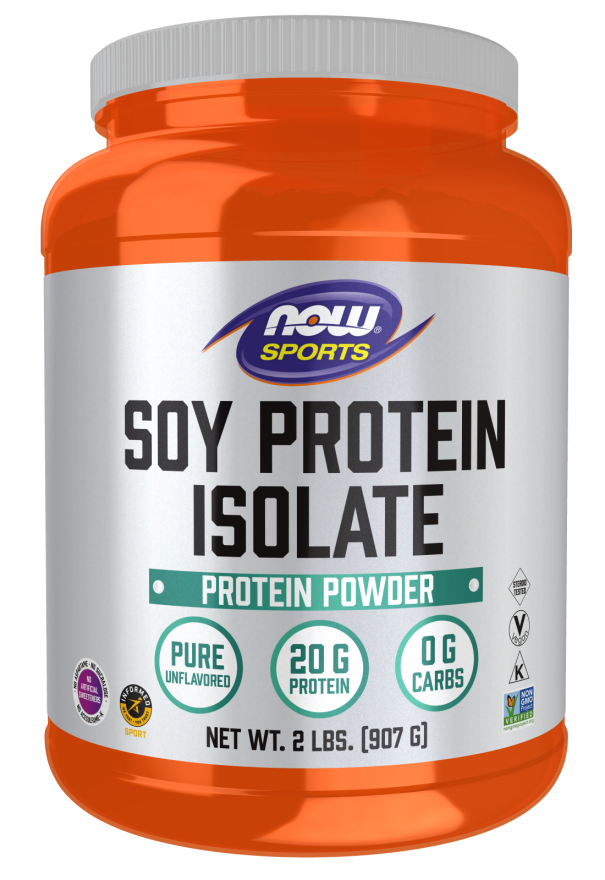 NOW Sports Soy Protein Isolate Unflavored 2lb