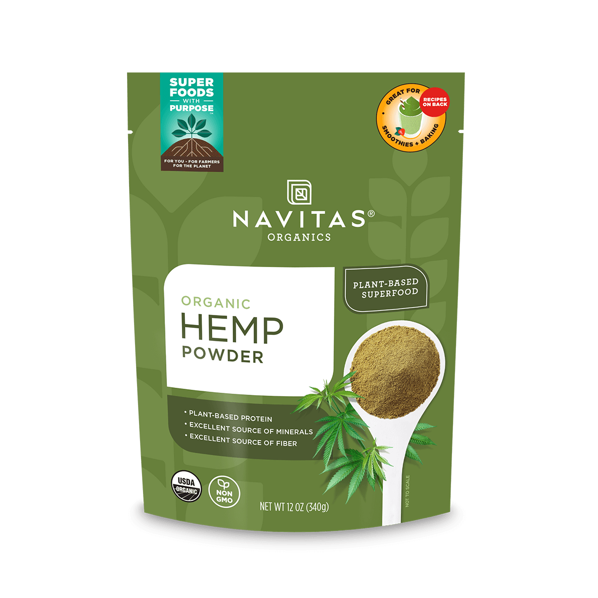 Navitas Organics Hemp Powder 12oz