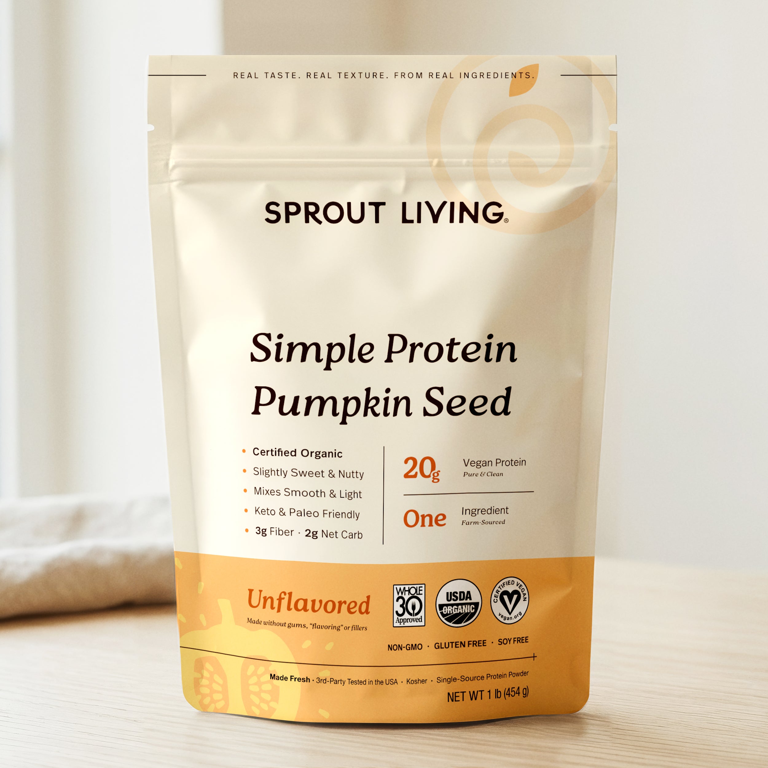 Sprout Living Simple Pumpkin Seed Protein Unflavored 1lb