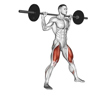 Barbell Side Split Squat