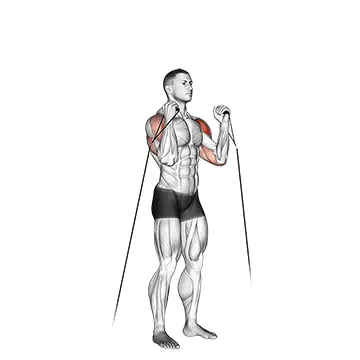 Cable Alternate Shoulder Press