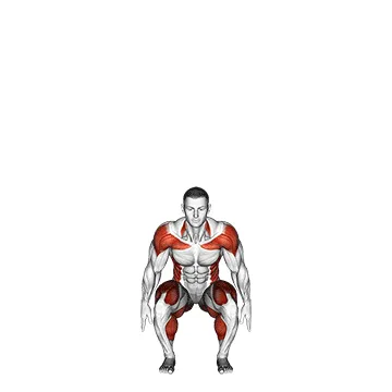 Squat To Overhead Reach With Twist